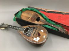 Two Victorian mandolins