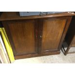 A Victorian mahogany side cabinet