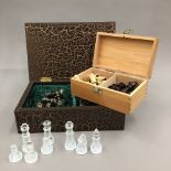 Three chess sets