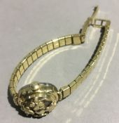 A Linder rolled gold lady's cocktail watch