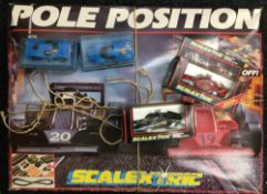 A Scalextric Pole Position set and accessories