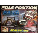 A Scalextric Pole Position set and accessories