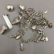 A quantity of silver jewellery