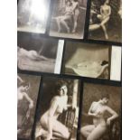 A quantity of erotic prints