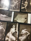 A quantity of erotic prints