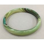 An agate bangle