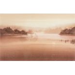 NAOMI TYDEMAN (20th/21st century) British, Morning, watercolour, signed, framed and glazed.