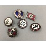 Six Nazi badges