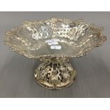 A Victorian silver tazza