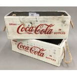 Two Coke boxes