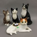 Four cat models