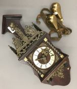 A reproduction wall clock