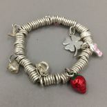 A Links of London charm bracelet