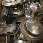 A large quantity of silver plate