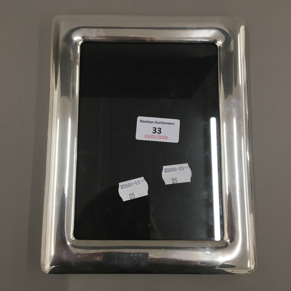 A Tiffany & Co silver photograph frame