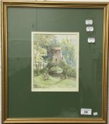CHARLES W MORSLEY (20th century) British, Bridgehouse Ambleside, Westmorland, watercolour, signed,