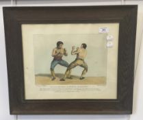 After C R RYLEY, The Boxing Match between Daniel Mendoza and Richard Humphries,