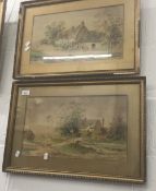 A NORLAND, Two Cheshire Scenes, watercolours,