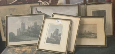 A collection of Ely Cathedral prints