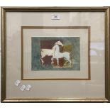 JENNIFER THORPE, Horses, mixed media,