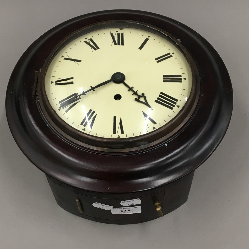 A fusee dial clock