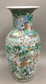 A 19th century Chinese famille verte porcelain vase