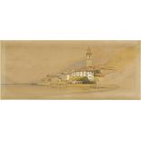 HARRY JOHN JOHNSON (1826-1884) British Bellagio, Lake Como Watercolour and bodycolour,