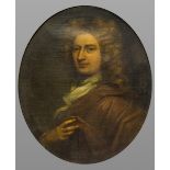 Circle of GODFREY KNELLER (1646-1723) German Portrait of a Gentleman Oil on canvas, framed.