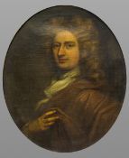 Circle of GODFREY KNELLER (1646-1723) German Portrait of a Gentleman Oil on canvas, framed.