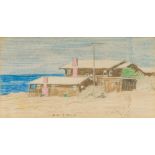 MAXWELL ASHBY ARMFIELD (1881-1972) British (AR) La Jolla, California Coloured pencil,
