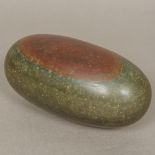 A Shiva Lingam stone Of typical smooth river tumbled form (these stones are said to have