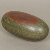 A Shiva Lingam stone Of typical smooth river tumbled form (these stones are said to have