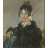 ENGLISH SCHOOL (19th century) Portraits of a Lady Pastels, framed and glazed. 20.5 x 24 cm.