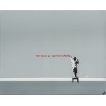 PROLE (20th century) British (AR) When I Grow Up "Canvas Ed" Limited edition stencil print on