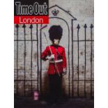 BANKSY (born 1974) British (AR) Time Out, London Print, framed and glazed. 50.5 x 68 cm.
