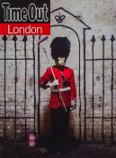 BANKSY (born 1974) British (AR) Time Out, London Print, framed and glazed. 50.5 x 68 cm.