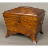 An early 19th century mahogany cellaret Of small proportions,