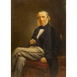 ENGLISH SCHOOL (19th century) Portrait of Robert Heywood (1786-1878) British Over painted