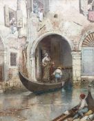 MYLES BIRKETT FOSTER (1825-1899) British A Venetian Gateway Watercolour,