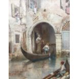 MYLES BIRKETT FOSTER (1825-1899) British A Venetian Gateway Watercolour,