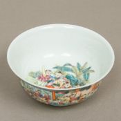 A fine quality early 20th century Chinese porcelain bowl Decorated in the 100 Boys pattern,