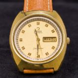 A gentleman's Omega Seamaster automatic wristwatch With day/date dial,