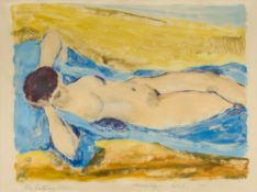 ROY GODFREY BOTTING (1909-1999) British (AR) Reclining Nude Monotype, signed,