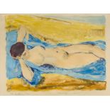 ROY GODFREY BOTTING (1909-1999) British (AR) Reclining Nude Monotype, signed,