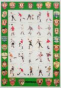 SIR PETER BLAKE (born 1932) British (AR) F is For Football Limited edition print, signed,