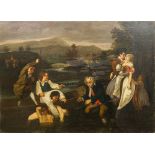 ENGLISH SCHOOL (19th century) The Rescue; and The Recovery Oils on canvas, framed. 94 x 69 cm.