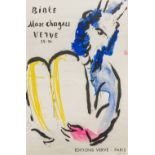 After MARC CHAGALL (1887-1985) Russian Bible Verve 33-34 Print, Editions Verve-Paris,