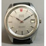 An Omega gent's electric F300 Seamaster chronometer calendar wristwatch, reference 198.