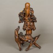 A 19th century Japanese root carving