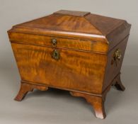 An early 19th century mahogany cellaret Of small proportions,